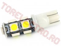 Bec Auto 12V cu LED SMD Alb T10 CLD302/GB - set 10 bucati