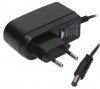 Alimentator 9V  1A electronic cu mufa 2.1 / 5.5 si Minusul pe centru - carcasa cu stecher pentru efecte si pedale ALN1BLCN