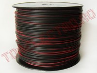 Cablu pentru Boxe 2x0.16mm2 Rosu - Negru CAB0350 - la Rola  20m
