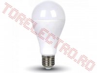 Bec LED  A65 E27 15W 230V 3000K Alb Cald