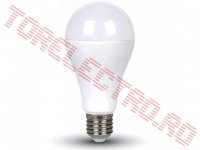 Bec LED  A65 E27 15W 230V Alb Rece SKU214455