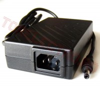 Alimentator 24V  1A electronic cu mufa 2.1 / 5.5 plusul pe centru AL2401