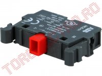 Contact Bloc pentru Buton Comanda MCB-01 NC ROSU ABB cu Blocare din Fata