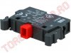 Contact Bloc pentru Buton Comanda MCB-01 NC ROSU ABB cu Blocare din Fata