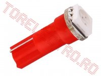 Bec Auto 12V cu LED Rosu SMD5050 T5RED