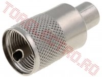 Mufa UHF Tata de Cablu UHF-002 cu interior 6mm pentru RG6 RG59