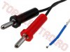 Sonda de temperatura tip K  +400*C senzor liber si cablu 900mm cu Banane 4mm TP09SK