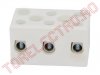 Regleta Ceramica 3 Conexiuni 57A Fir 10mmp CPO15A3P Temperatura Mare 350grade 450V pentru Cuptoare si Rezistente Incalzire