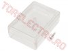 Cutie montaje electronice si electrice BOX173 - 59x84x30mm Semitransparenta din Polimer pentru Montaje cu Afisor LED
