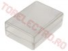 Cutie montaje electronice si electrice BOX138 - 46x66x25mm din Polimer Semitransparent