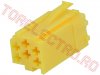 Conectoare Mufe si Pini > Corp Mufa Mini Iso Mama Galbena cu 6 Pini Autoblocanta MIS3314411