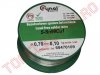 Aliaje Staniu-Argint-Cupru > Aliaj lipire tip Fludor fara Plumb  0.70mm Rola 100gr Sn99.3 + Cu0.7 topire 227*C Flux No-Clean F-SW32 SN99C0.7-0.1