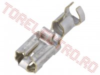 Papuc Mama cu Clichet Neizolat Plat 6.3mm pentru fir 4-6mmp - M60NS737 - set 10buc