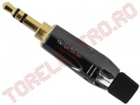 Mufa Tata Jack 3.5 mm Stereo Metalic JC0081-Amphenol