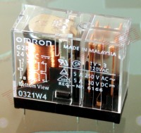 Releu  24Vca G2R2 Omron DPDT contacte 5A 250VAC 8Pini