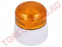 Semnalizator Industrial 230Vca IP65 Portocaliu cu Lampa Stroboscop Xenon si Prindere cu Surub SX45712321PORT