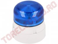 Semnalizator Industrial 230Vca IP65 Albastru cu Lampa Stroboscop Xenon si Prindere cu Surub SX45712341BLU