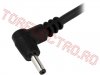 Conector Curent DC > Conector cu fir PC 1.7 - 5.5 - 90* 1.5m 8A Cupru 2x1mmp PCC2567B pentru alimentatoare