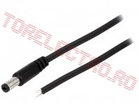 Conector cu fir PC 1.7 - 5.5 1.5m 5A Cupru 2x0.5mmp PCC2568A pentru alimentatoare