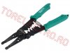 Cleste Sertizare Pini la mufe JST AMPHENOL MOLEX MINI FIT TYCO HRS NDRT NS39T dimensiune fir 0.05-0.82mmp 30-18AWG si dezizolator cablu 0.4-1.45mm SERTPA05HT