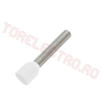 Pini Terminali de Cablu Izolati pentru  0.5mm2 lungi de 10mm TC0.5-10 Set 100 buc