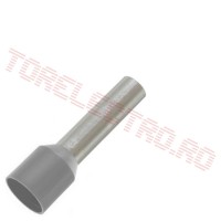 Pini Terminali de Cablu Izolati pentru  4mm2 lungi de 10mm TC4.0-10 Set 100 buc