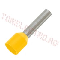 Pini Terminali de Cablu Izolat pentru  6mm2 x 18mm TC6.0/100-18 Set 100 buc