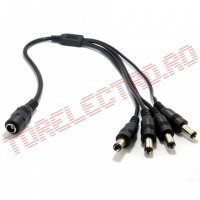 Splitter Distribuitor Cablu de Alimentare 4 Camere CSPx4