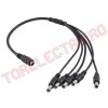 Splitter Distribuitor Cablu de Alimentare 5 Camere CSPx5