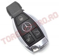 Carcasa Cheie cu Telecomanda Tip Smartkey cu 3 Butoane pentru Mercedes Benz CC058/GB