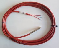 Sonda de temperatura PT100 6x50mm cablu 3m Silicon 3 Terminale PP1030S