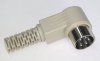 DIN > Mufa Tata DIN 5 pini Plastic pe Cablu la 90grade pentru Stand Auto Directie DNC524SQ