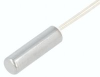 Sonda de temperatura PT1000 domeniu -30 / +400*C corp 6x20mm Cablu 2m PT1000-206-2M