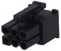 Mufa Mama 6 Pini Conector Pas 4.2mm MX4559BKC pentru Cablu Adaptor PCI Express Placa Video - Set 2 bucati