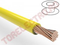 Cablu Electric Auto Litat 2.5mmp Galben - Cupru Pur FLRYB250YL/TM - la rola 100m