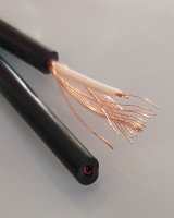Cablu Ecranat Audio Stereo 2 Fire 2x3.5mm Negru CAB0203 - Rola 10m