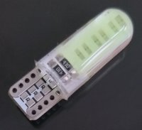 Bec Auto 12V cu LED Albastru MultiChip UltraBright 360* pe soclu W5W T10BL7172