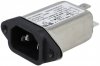 Conector AC 230V > Mufa IEC 10A Tata Panou cu Filtru de Retea Supresor de Zgomot si Parazitaj EMI / RFI inclus in corp RDX1042Y