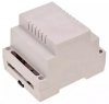 Cutii din Plastic pe Sina DIN > Cutie Sina DIN  4 Module BOX224 - 70x89x65mm pentru Montaje Electronice PLC Panou Comanda si Control Automatizare