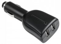 Alimentator USBA x2 2000mA la Bricheta Auto 12V TE3315 - Negru