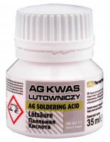Decapant Profesional Flux Lichid cu Acid Fosforic la flacon 35ml pentru Decapare si Lipituri grele pe Nichel si Fier AGT117