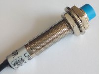 Senzor de Proximitate Inductiv pe filet M12 Iesire PNP-NO Distanta 0-4mm Alimentare 6-36Vcc cu Cablu 1m LJ12A34ZBY