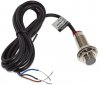 Senzor  Magnetic HALL pe filet M12 Iesire NPN-NO Distanta 0-10mm Alimentare 6-36Vcc cu Cablu 1m NJK-5002C SM7409/TC