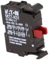 Contact Bloc pentru Buton Comanda M22-K01 NC ROSU Eaton
