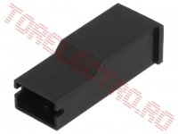 Manson Izolator Plastic MX652MBK pentru papuci Auto 6.3mm Mama - Negru - set 50buc