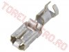 Papuc Auto Mama Neizolat cu Parghie Deblocare din Cupru Stanat Plat 6.3mm pentru fir 4-6mmp - M60NS737 - set 10buc