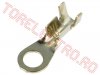 Papuc Rotund Auto Inelar Neizolat cu Gaura  M5 pentru fir  1.0-2.5mmp - R4NBM91214 - din Alama Cositorita - set 200 buc
