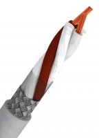 Cablu Ecranat Auto pentru Senzori  2 Fire 0.5mm2 Cupru Tresa Impletita Diametru Exterior 5.3mm Gri CY2x0.5ECR  - la Rola 5m
