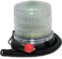 Girofar Barca Pupa Spate LED ALB la 12V GFW4437 si cablu de bricheta