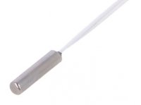 Sonda de temperatura PT1000 domeniu -40 / +180*C corp 3x12mm Cablu 0.2m PT1000B/T180 pentru Cuve Sterilizare